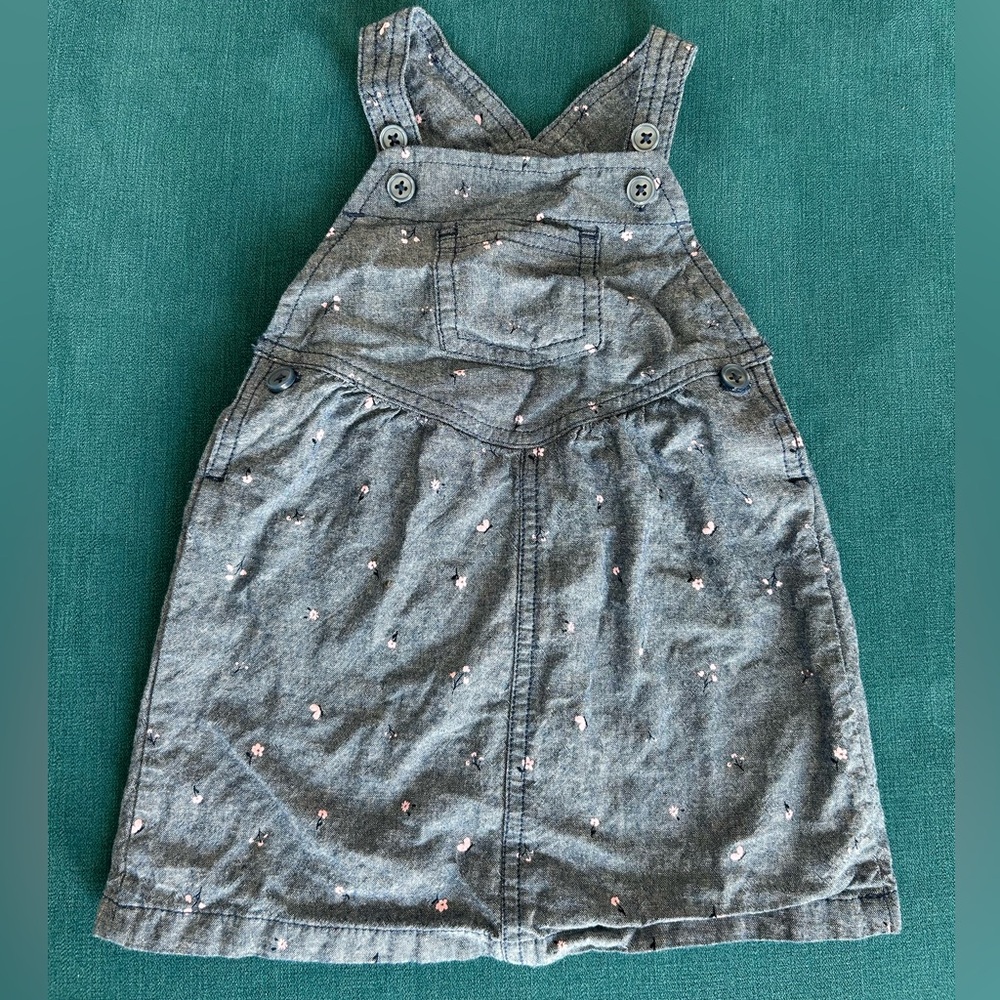 Carter’s Just One You Blue Overall Dress- Size 18 Months